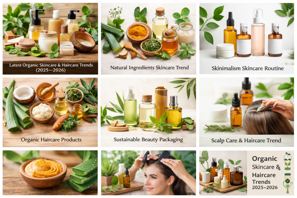 organic skincare and haircare