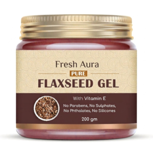 Pure Flaxseed Gel with Vitamin E for Hair and Skin Strengthens and Nourishes Curly Hair and Skin Health Safe for All Skin Types Reduces Fine Lines and Wrinkles 200g