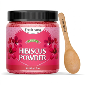 Organic Hibiscus Flower Powder For Face Pack And Hair Mask For All Types Of Hair , Natural Pure Hibiscus Rosa-Sinensis Hair & Skin Care, Gudhal Ka Phool Powder -200Gram