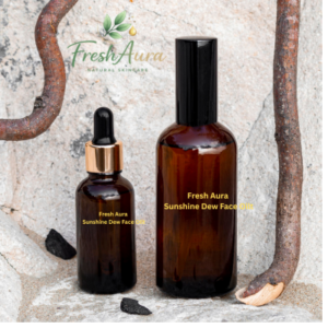 Sunshine Dew Face Oil, For Radiant, Youthful & Glowing Skin. Contains Saffron, Vitamin E, Turmeric, Liquorice & Ghee blend.30ml