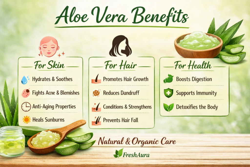 Aloe vera Benefits